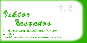 viktor naszados business card